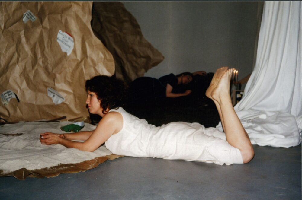 "As It Is", Geraldine Bate and Angie Potsch ("Organic Mechanic", artistic director Cherie Whitington, a ConneXions 96 event, 1996)