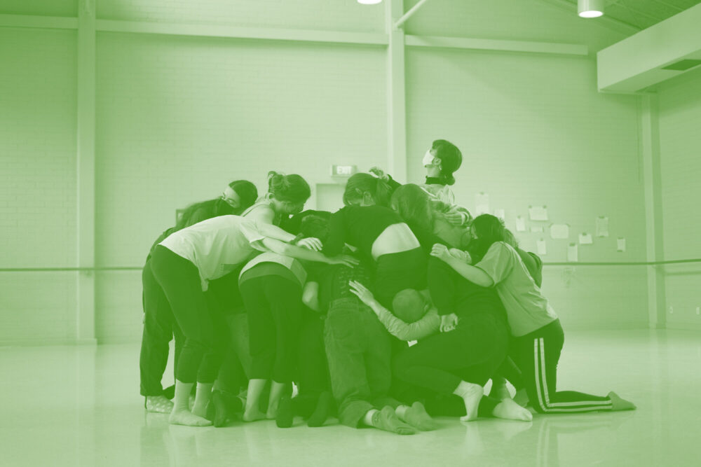 VCA dancers, Interdisciplinary Project (2021). Photo by Hamish McIntosh.