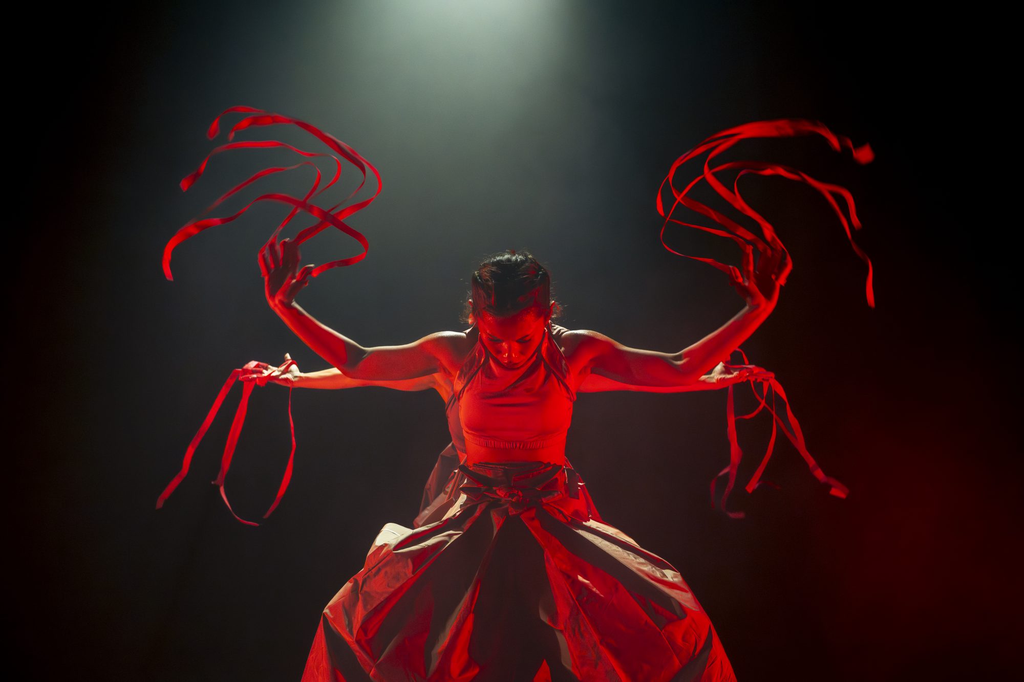 'Mekar yang Diam' (2026), by Yuiko Masukawa and Mekratingrum Hapsari. Photo by Gregory Lorenzutti.