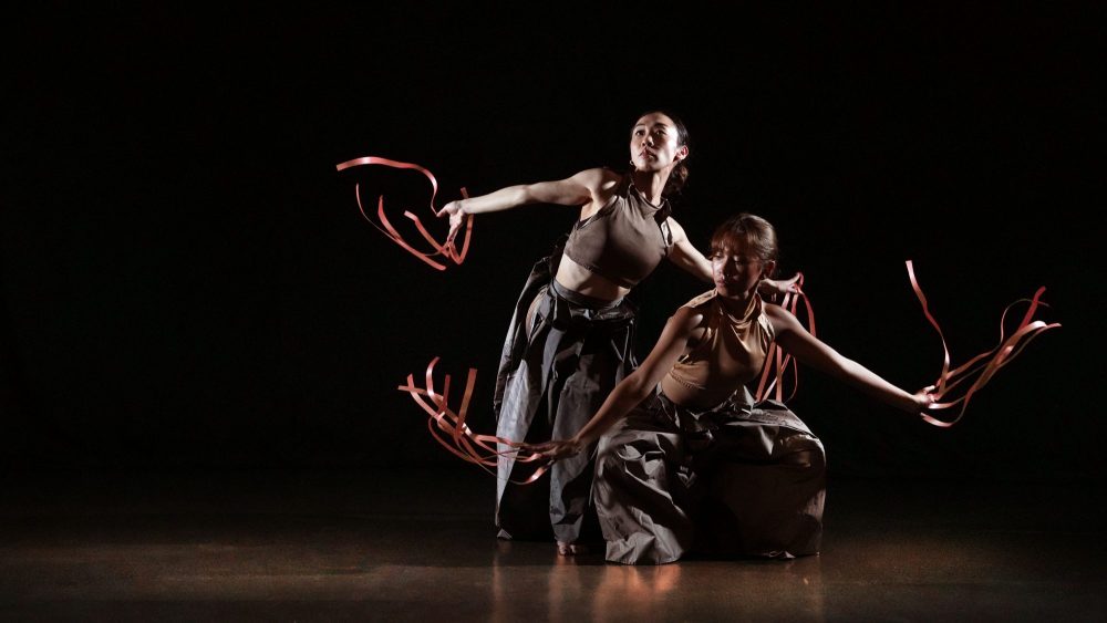 Mekar yang Diam (2026), Yuiko Masukawa and Mekratingrum Hapsari. Photo by Arif Budianto