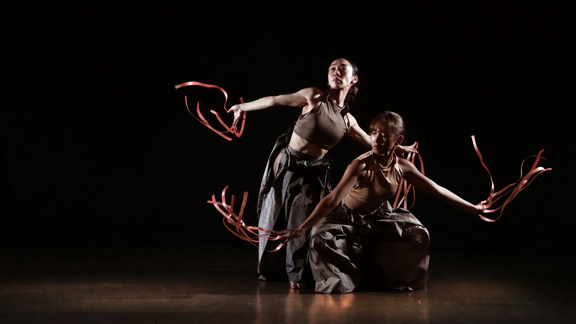 Mekar yang Diam (2026), Yuiko Masukawa and Mekratingrum Hapsari. Photo by Arif Budianto