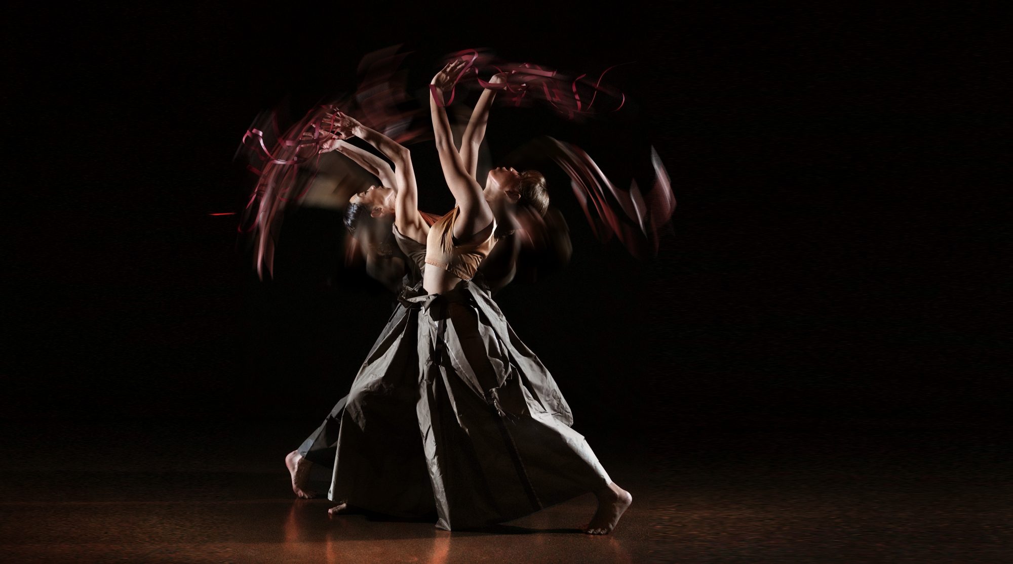 Mekar yang Diam (2026), Yuiko Masukawa and Mekratingrum Hapsari. Photo by Arif Budianto