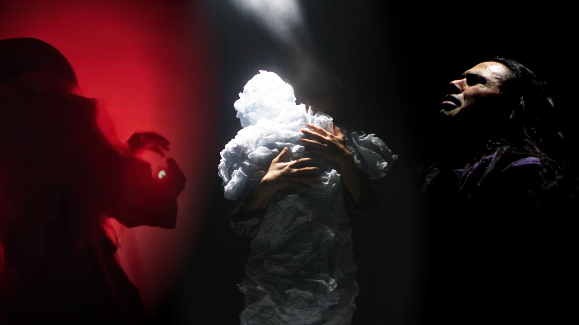 'new new' (2026), Threading Frames, Jorje and CONJAH. Photos by Threading Frames and Mona Foma 2024.