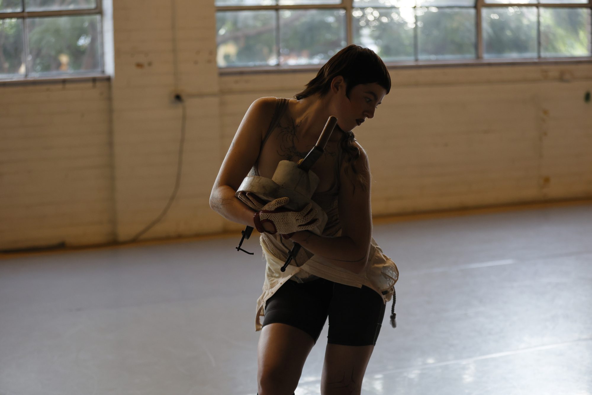Niki Verrall & Texas Nixon-Kain, Out of Bounds (2026). Photo by Jeff Busby