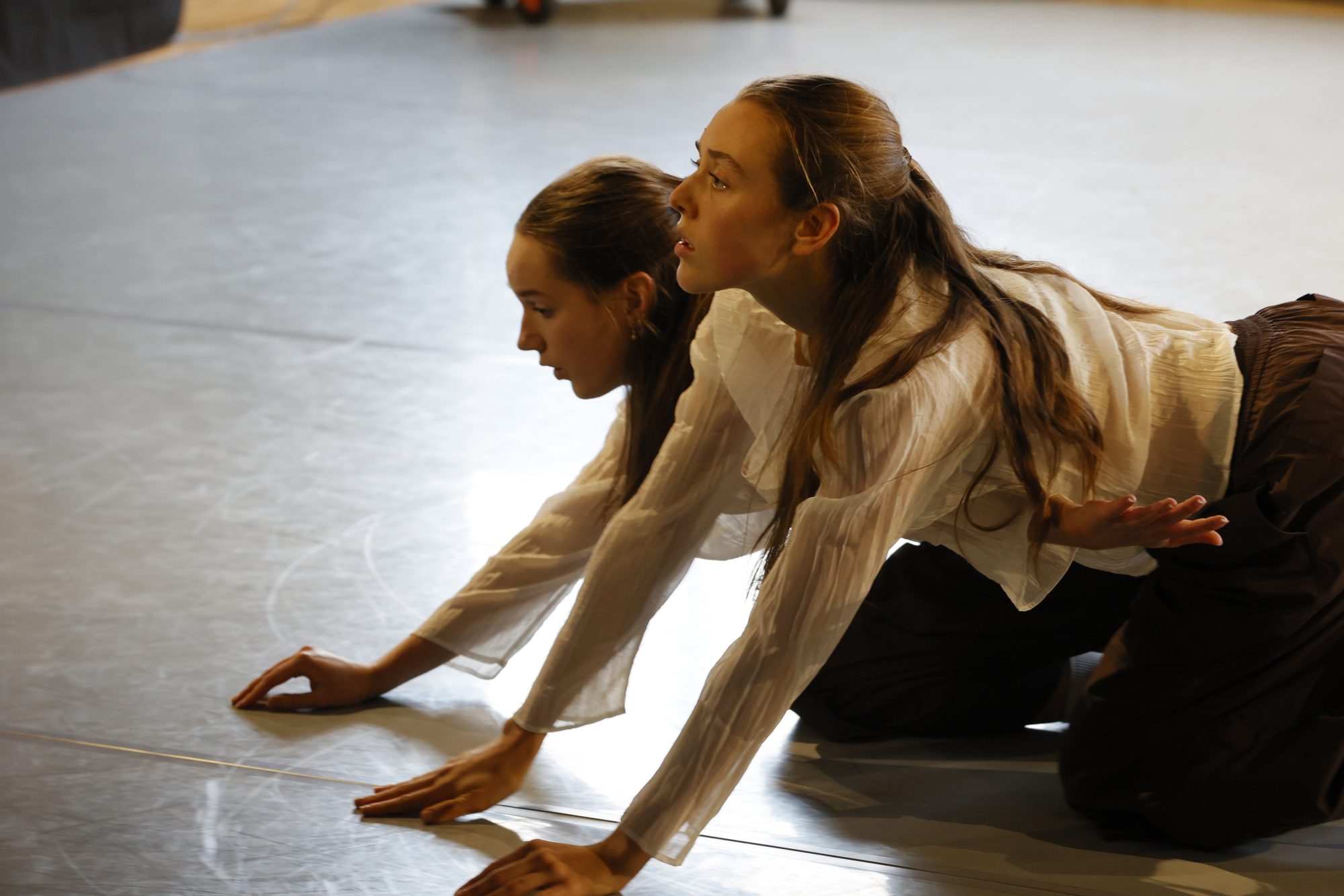 Phil Slater, Lucy Slater & Amelie Carrie, Out of Bounds (2026). Photo by Jeff Busby