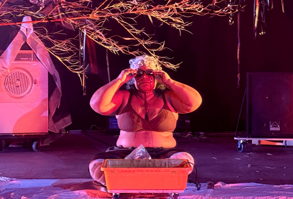 'Exposure' (2025), Latai Taumoepeau and Mirabelle Wouters. Photo by Branch Nebula