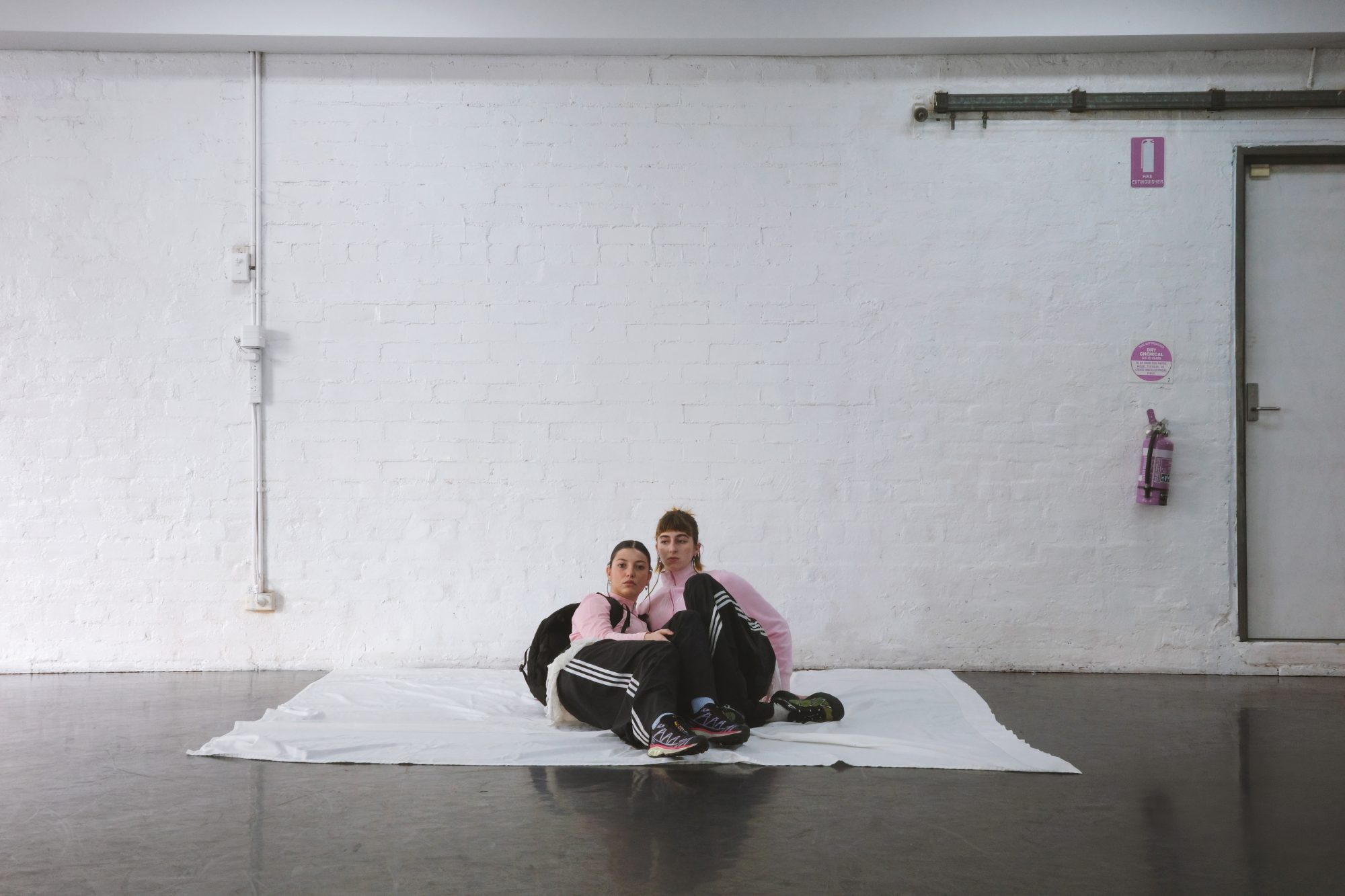 ‘We wanna have a lot of forks in a backpack’ (2026) by Lola Borroni and Hannah Vella. Photo by Pascal Henle.